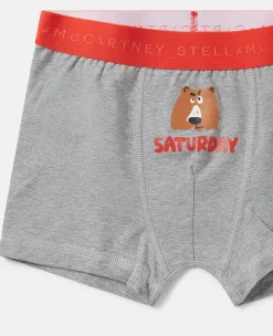 7 Pack Of Bear Badge Days Of The Week Boxers