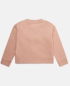 Acorn Embroidery Collared Sweatshirt