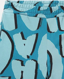 Aloha Lettering Jersey Shorts