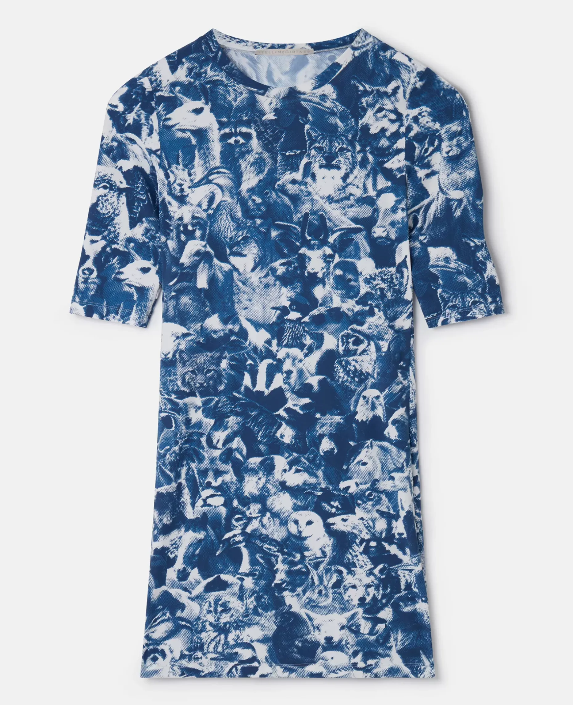 Animal Forest Print Mini Dress