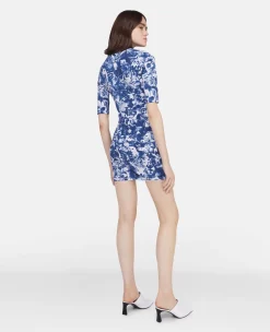 Animal Forest Print Mini Dress