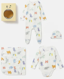 Animal Print Baby Gift Set