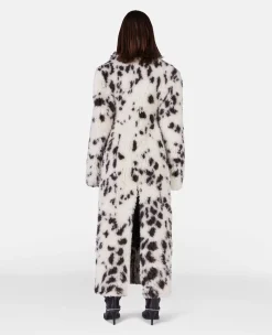 Appaloosa Print Long Teddy Coat