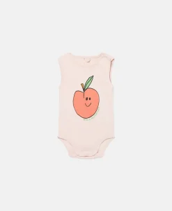 Apple Motif Knitted Bodysuit