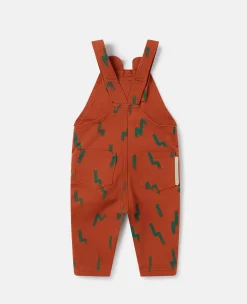 Bear Print Dungarees