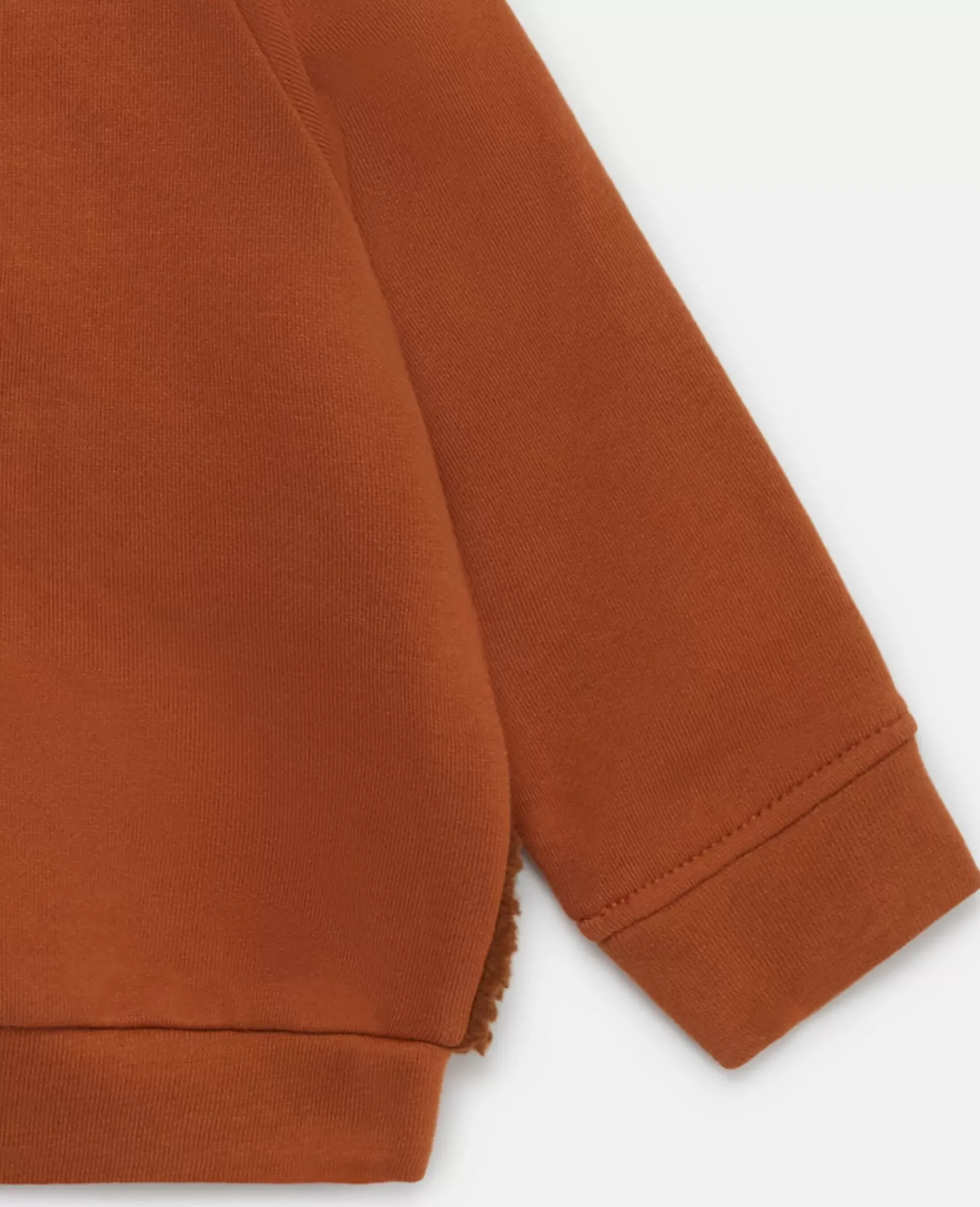 Bear Print Fleece Sweatshirt