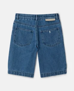 Board Length Denim Shorts
