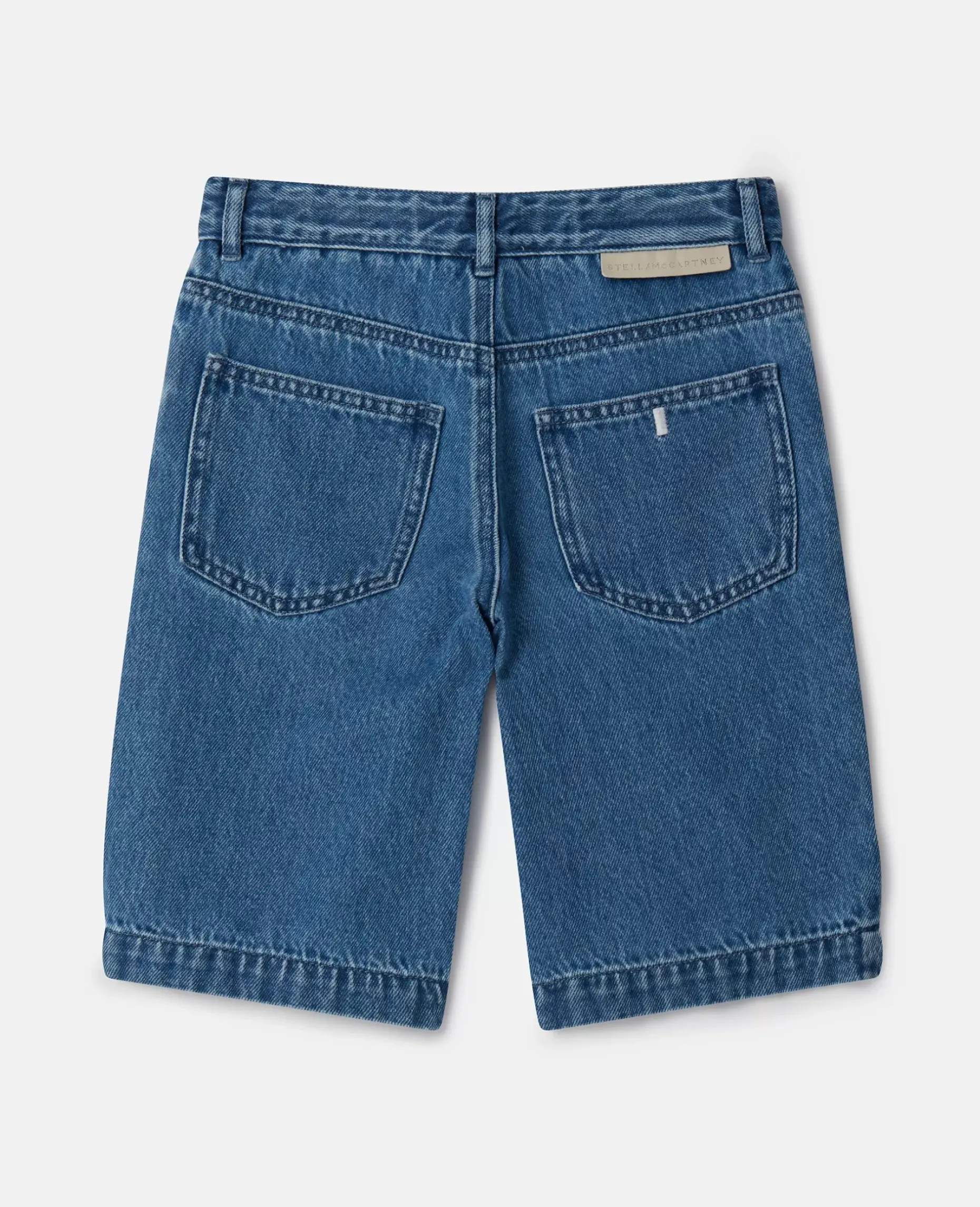 Board Length Denim Shorts