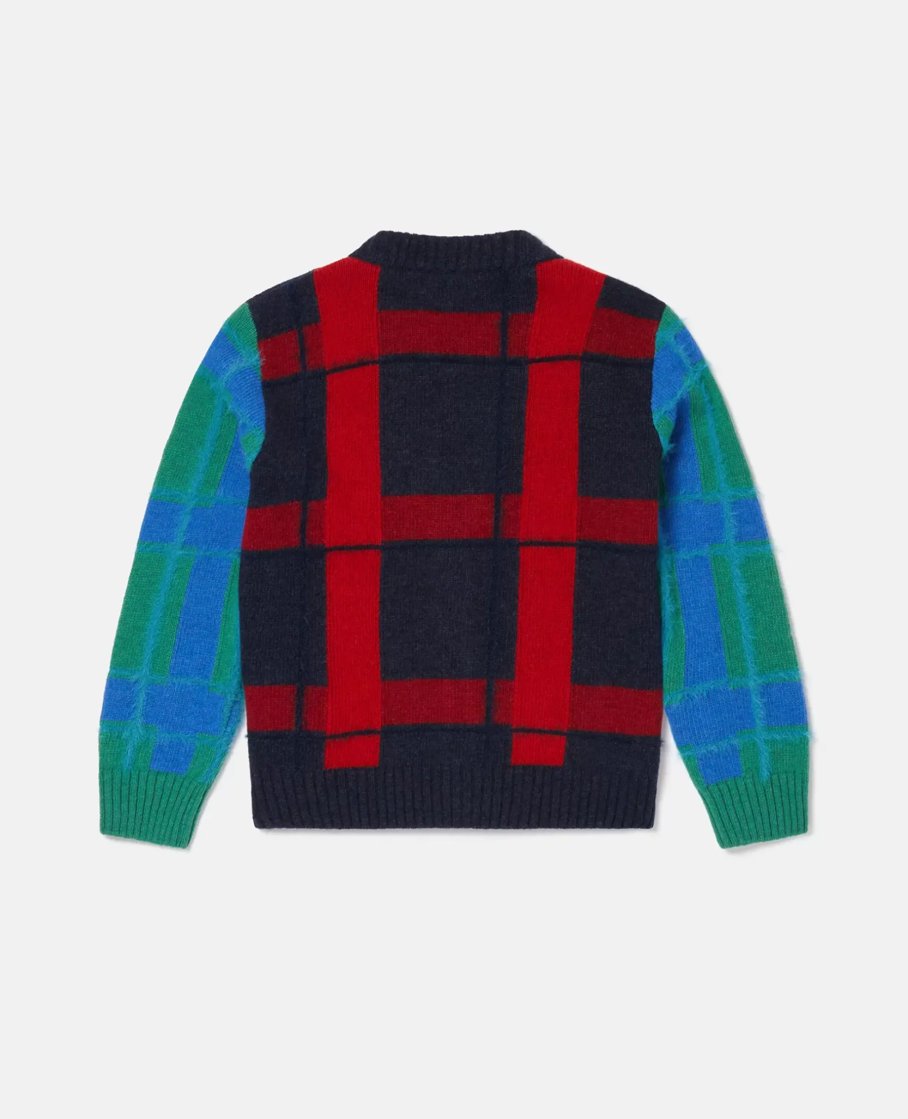 Checked Cardigan