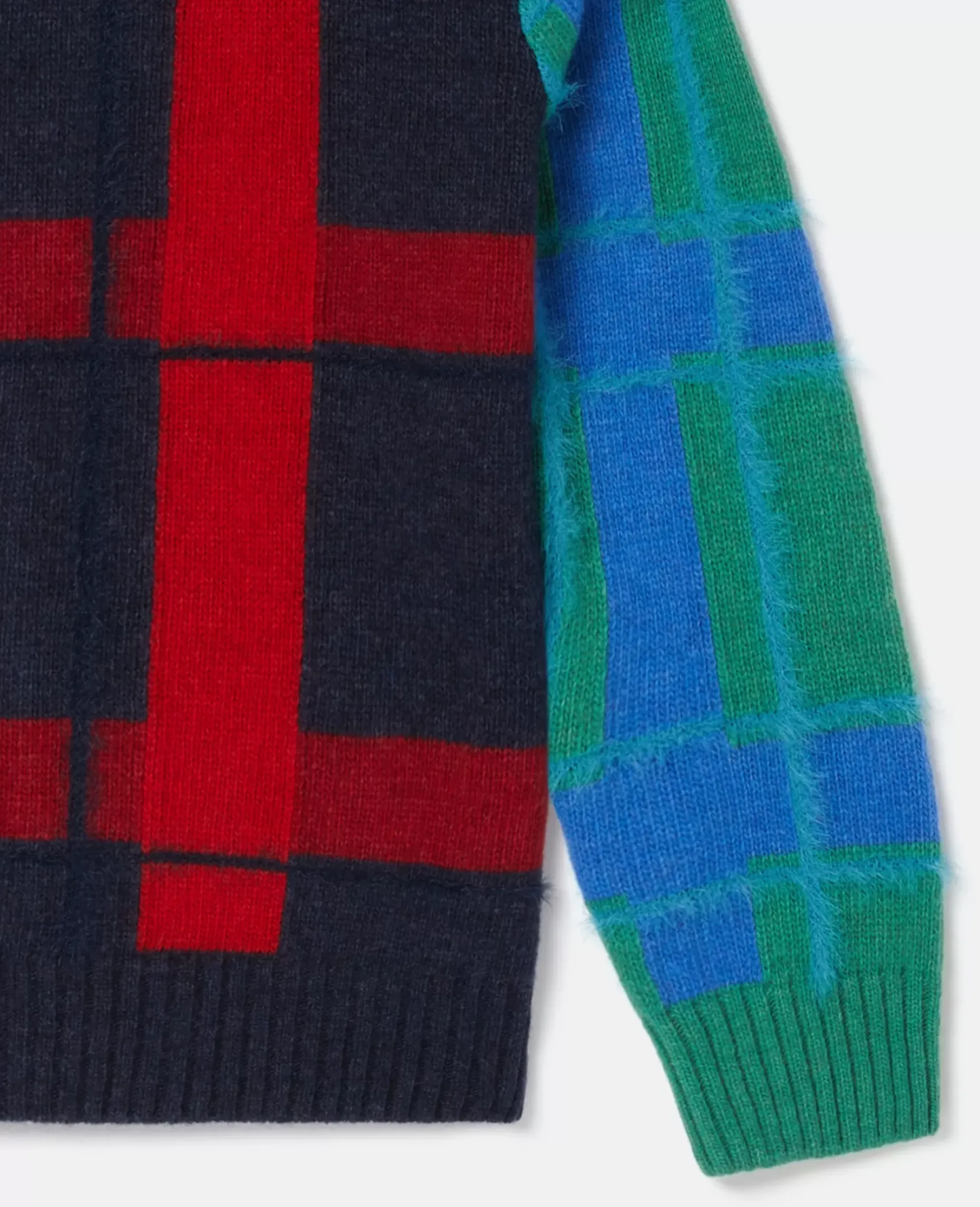 Checked Cardigan
