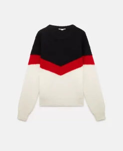 Chevron Stripe Cape Jumper