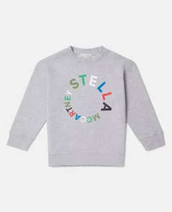 Circular Logo Embroidery Sweatshirt