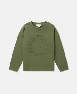 Circular Logo Embroidery Sweatshirt