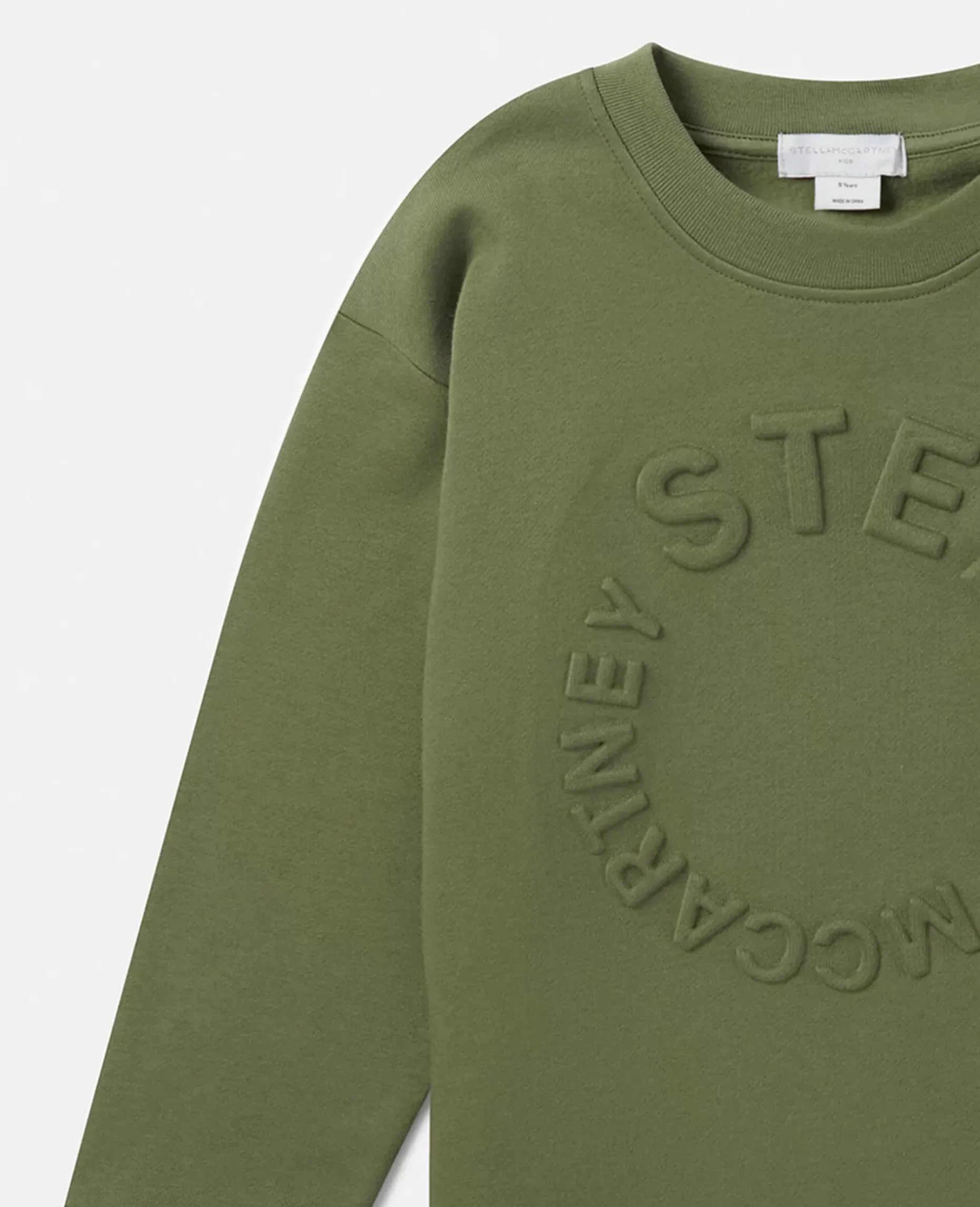 Circular Logo Embroidery Sweatshirt