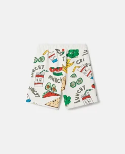 Crunchy Lunchy Print Shorts
