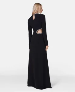 Crystal Cut-Out Evening Gown