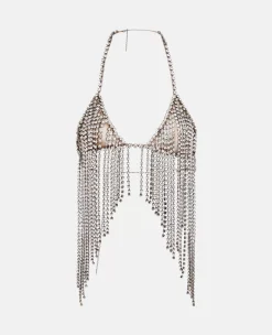 Crystal Fringed Bra