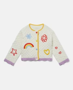 Doodle Embroidery Cardigan