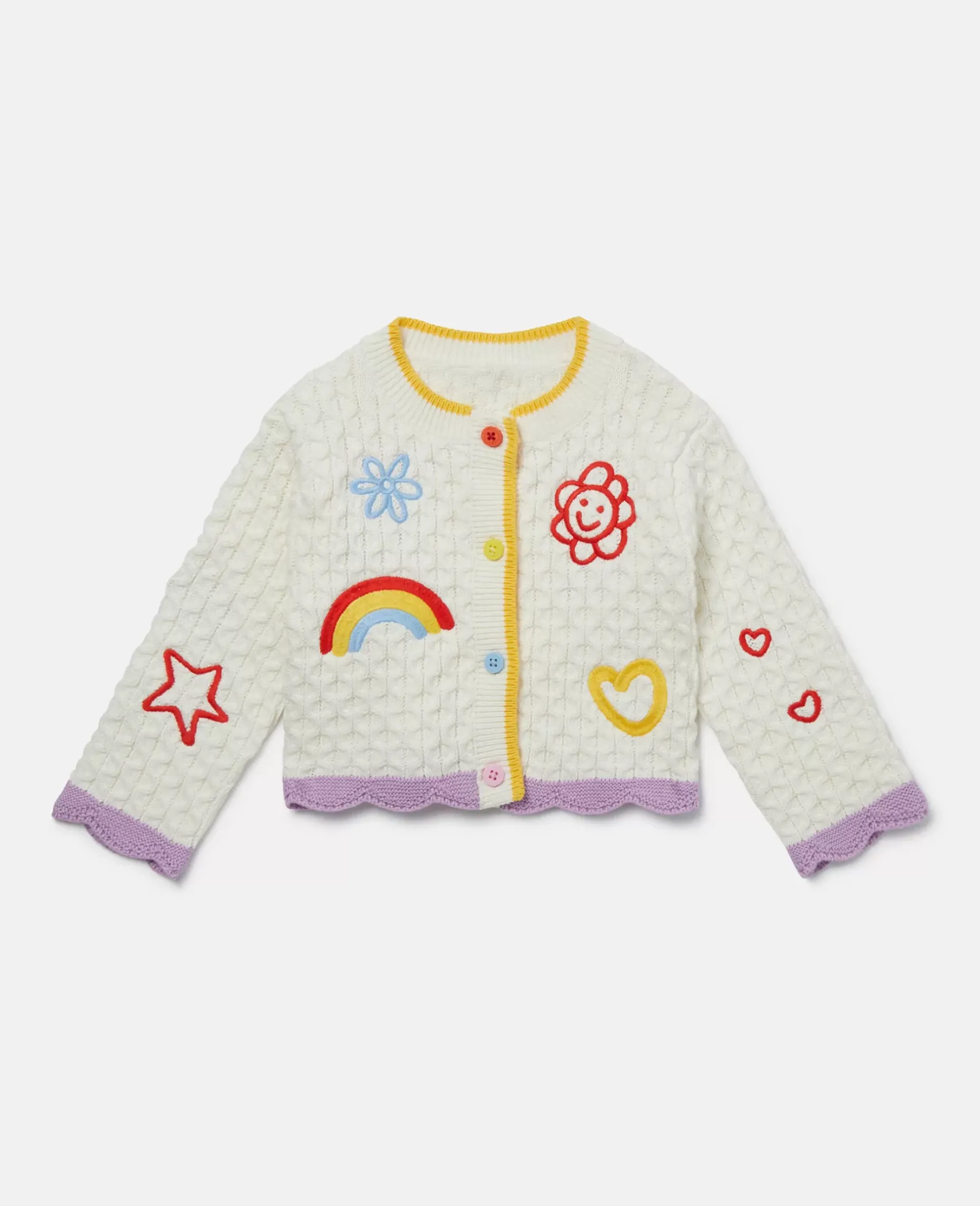 Doodle Embroidery Cardigan