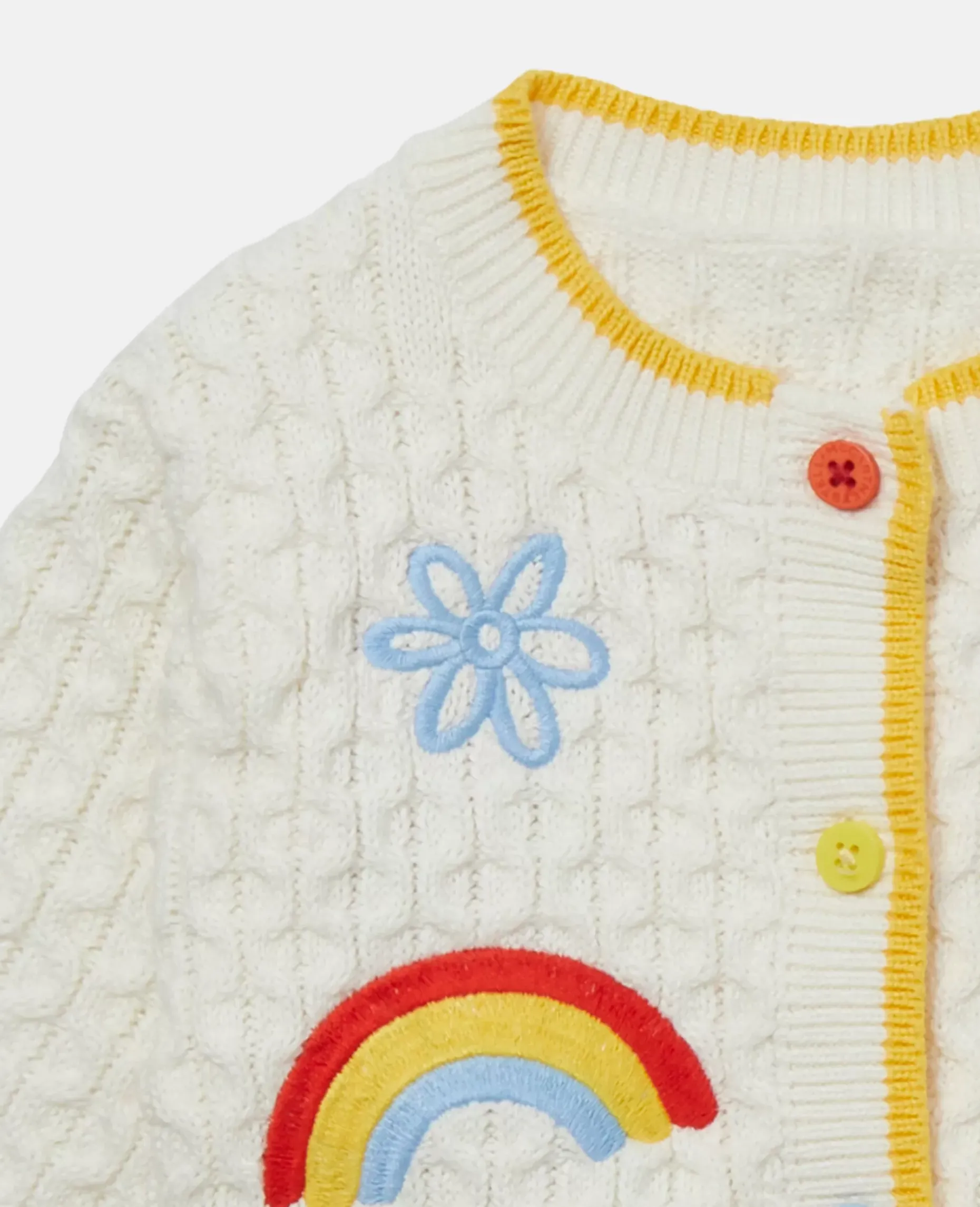 Doodle Embroidery Cardigan