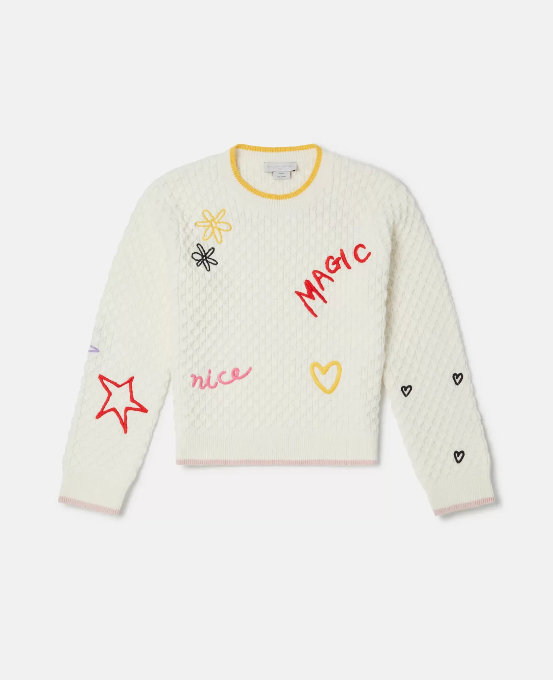 Doodle Embroidery Jumper