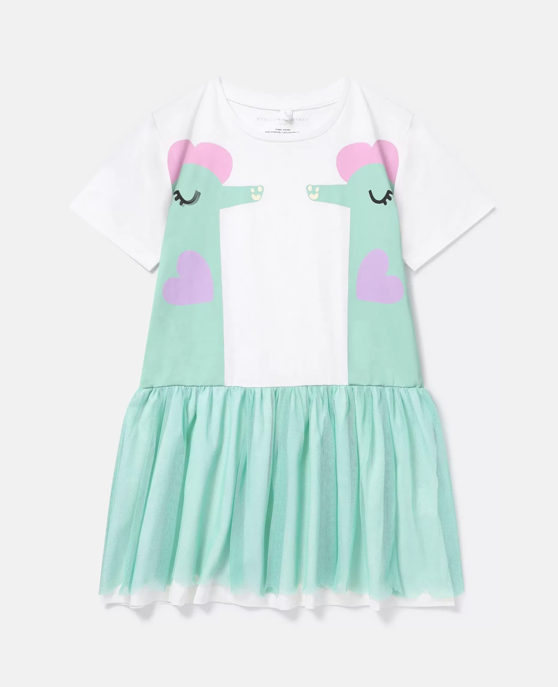 Double Seahorse Print T-Shirt Dress