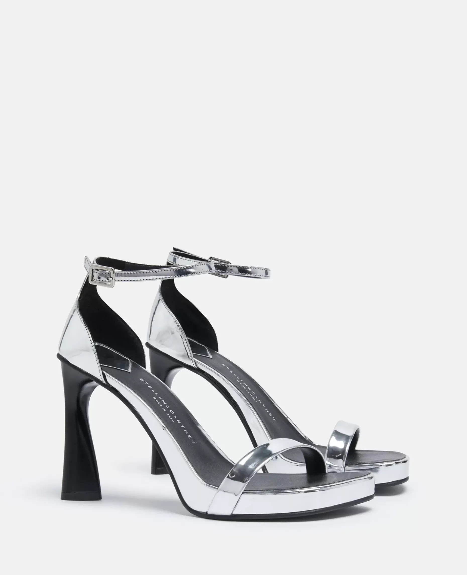 Elsa Mirrored Heeled Sandals