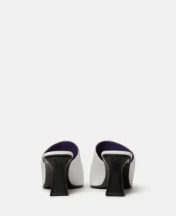 Elsa Pointed Toe Mule Kitten Heels