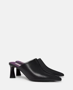 Elsa Pointed Toe Mule Kitten Heels