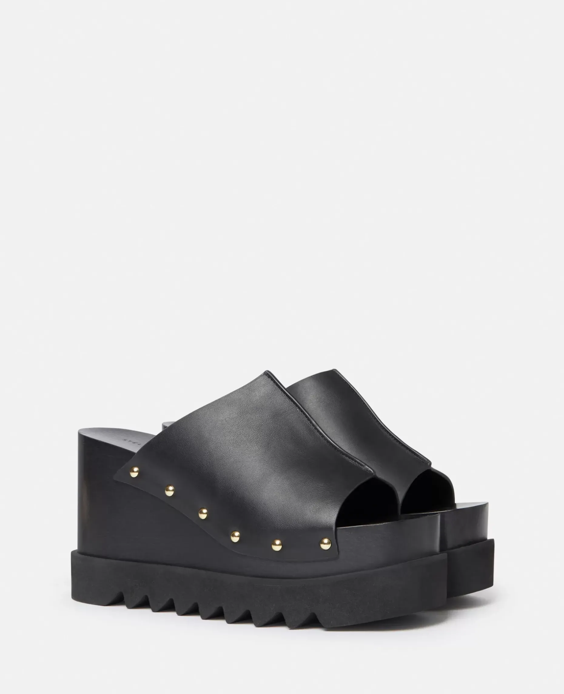 Elyse Studded Slide Wedge Sandals
