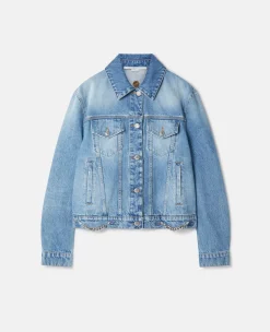 Falabella Chain Light Wash Denim Jacket