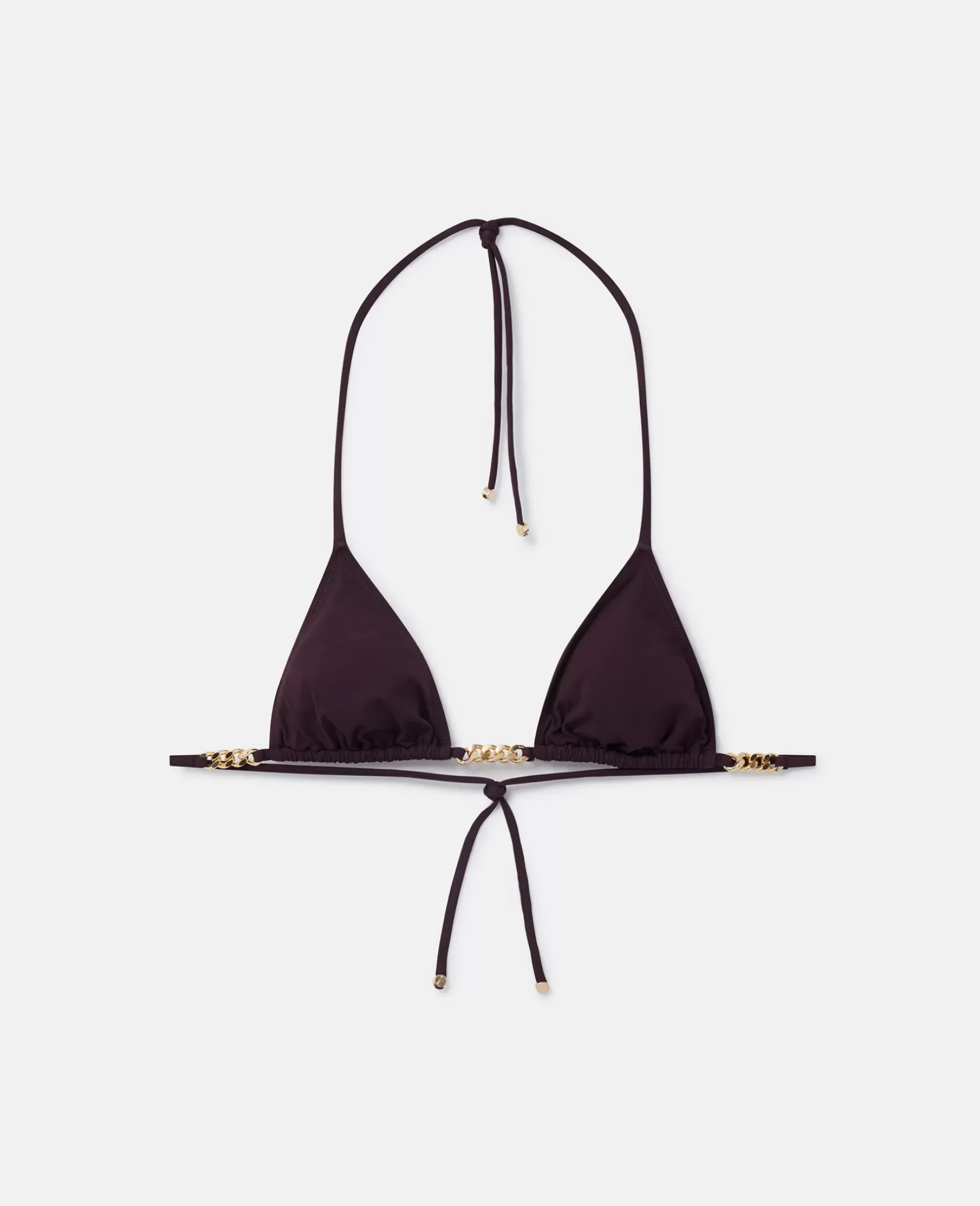 Falabella Chain Triangle Bikini Top