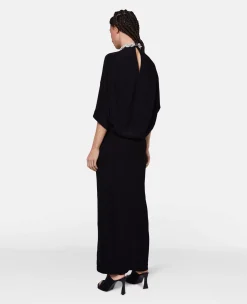 Falabella Crystal Chain Maxi Dress