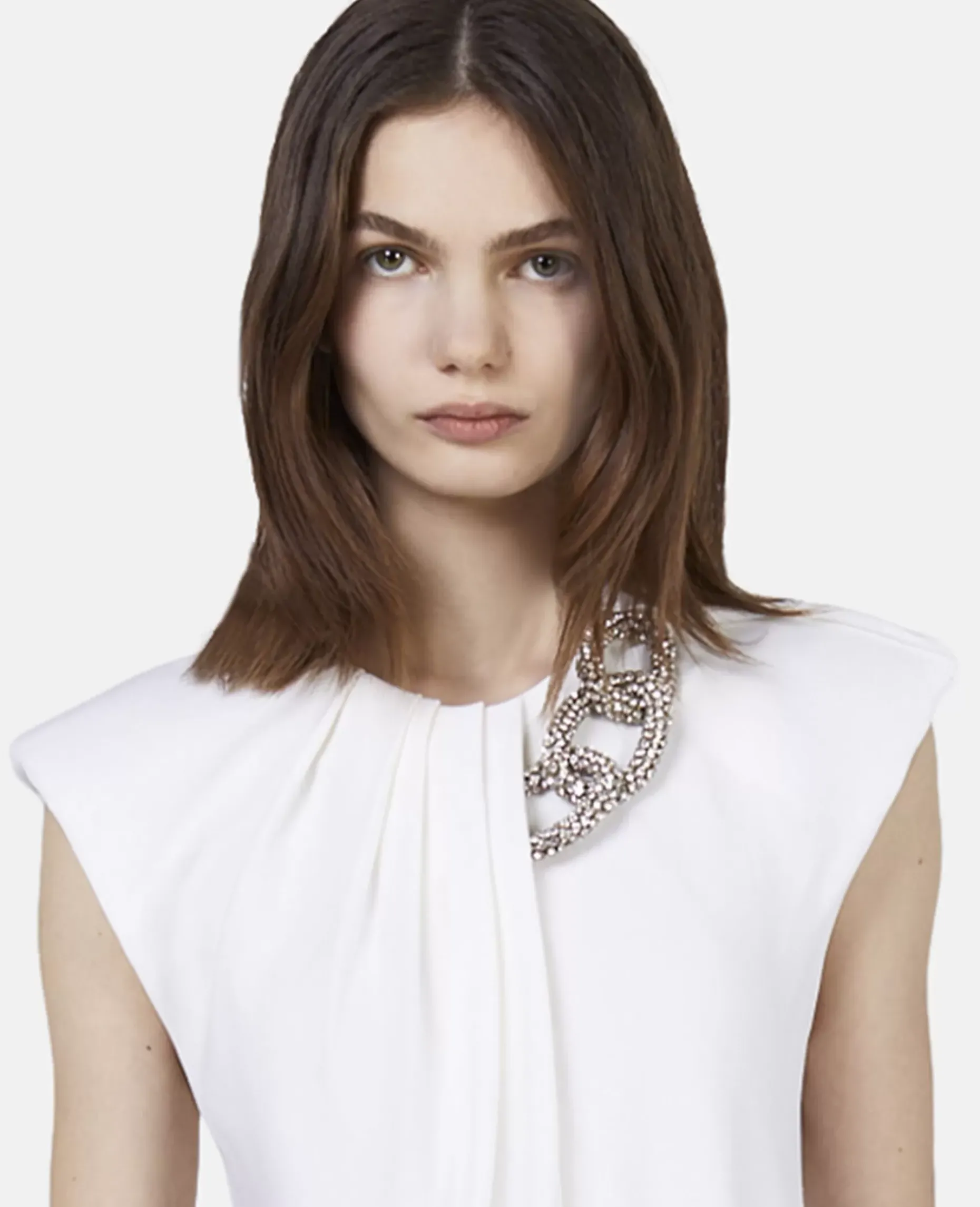Falabella Crystal Chain Sleeveless Top