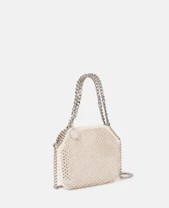 Falabella Crystal Mesh Mini Tote Bag