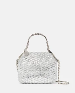 Falabella Crystal Mesh Mini Tote Bag