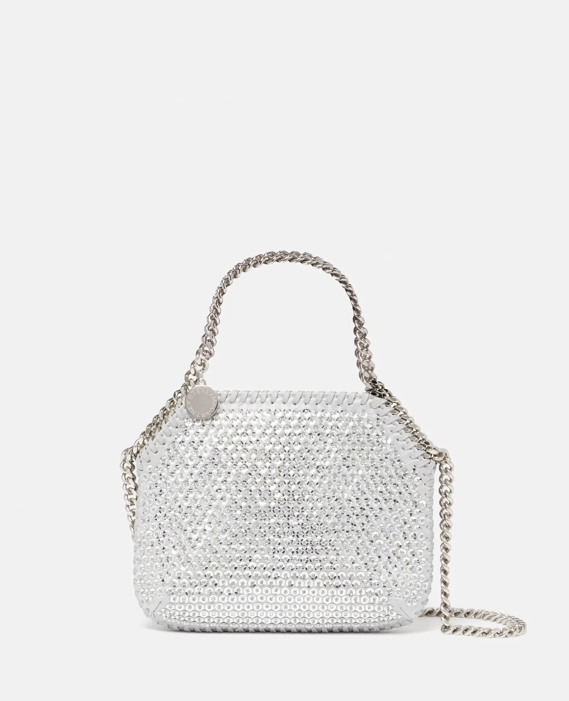 Falabella Crystal Mesh Mini Tote Bag