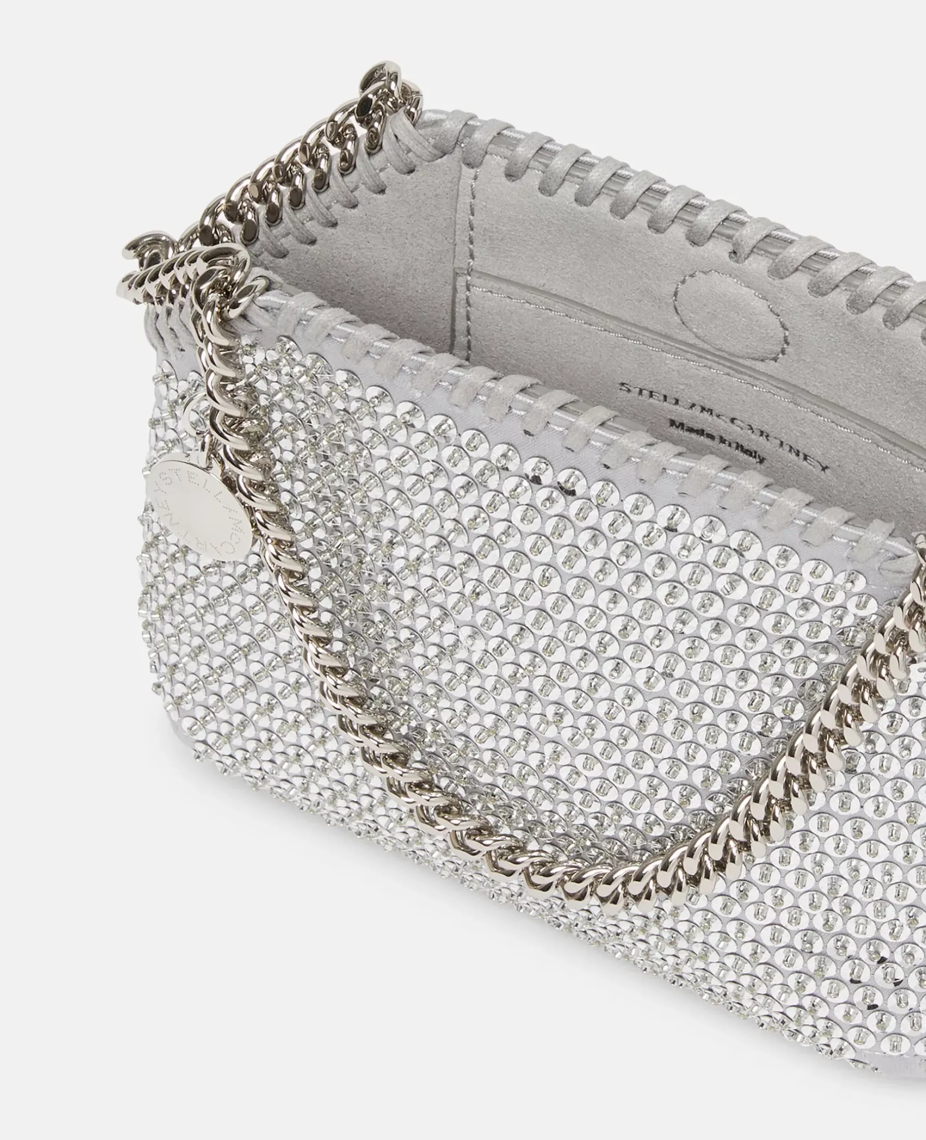 Falabella Crystal Mesh Mini Tote Bag