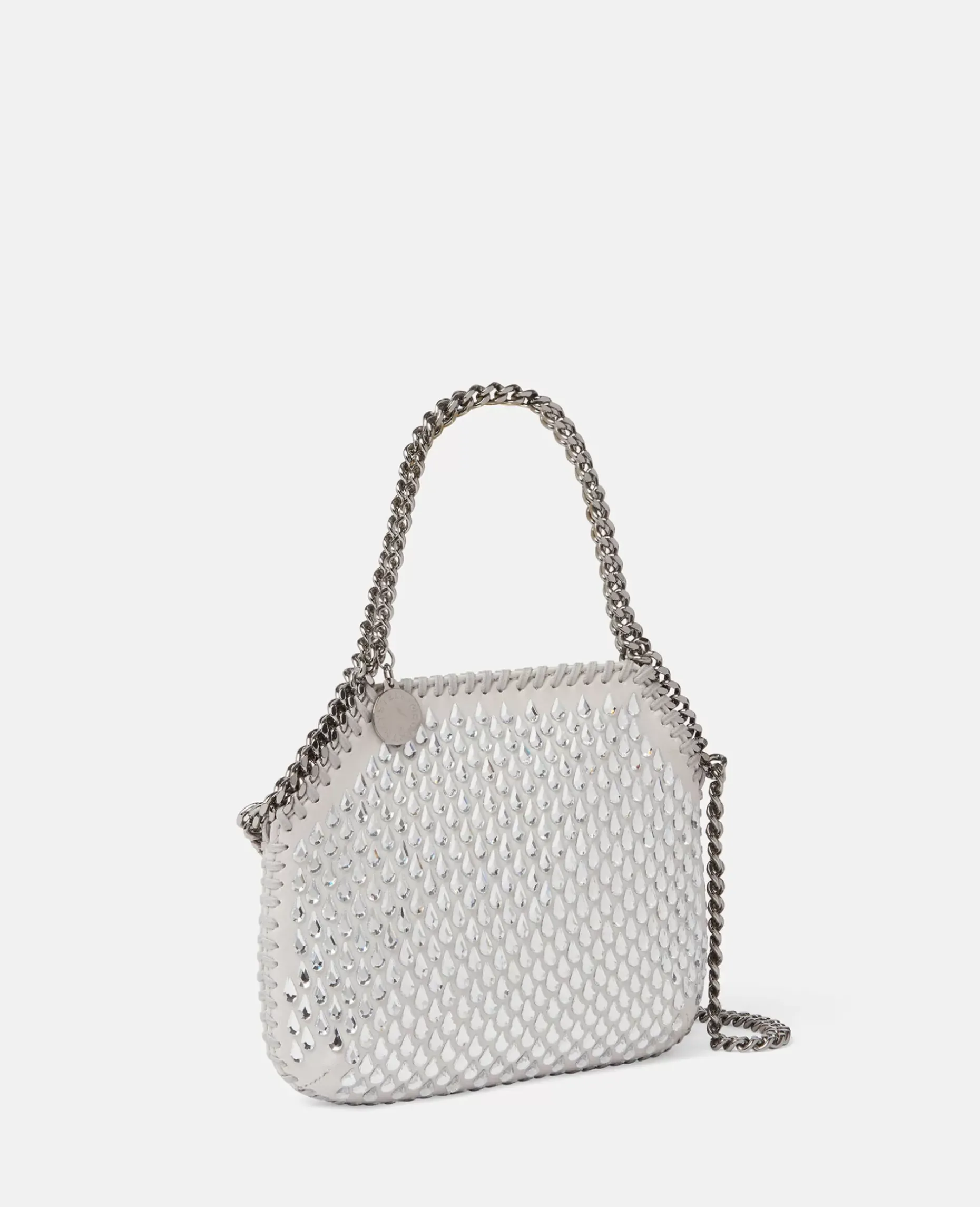 Falabella Crystal Mesh Mini Tote Bag