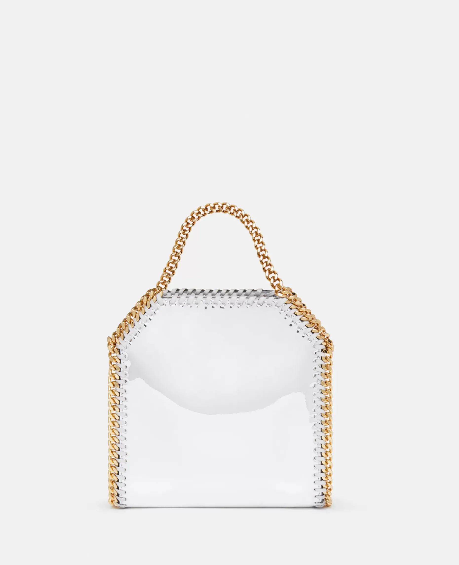 Falabella Mirrored Chrome-Finish Tote Bag