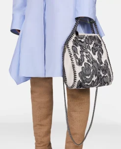 Falabella Moth Print Mini Tote Bag