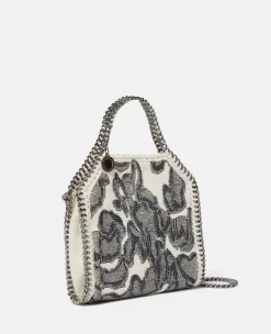 Falabella Moth Print Tiny Tote Bag