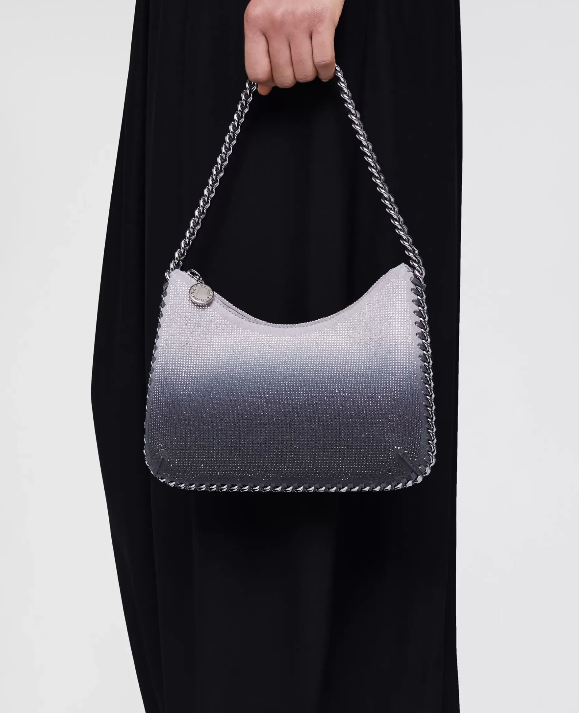 Falabella Zip Crystal Gradient Mini Shoulder Bag