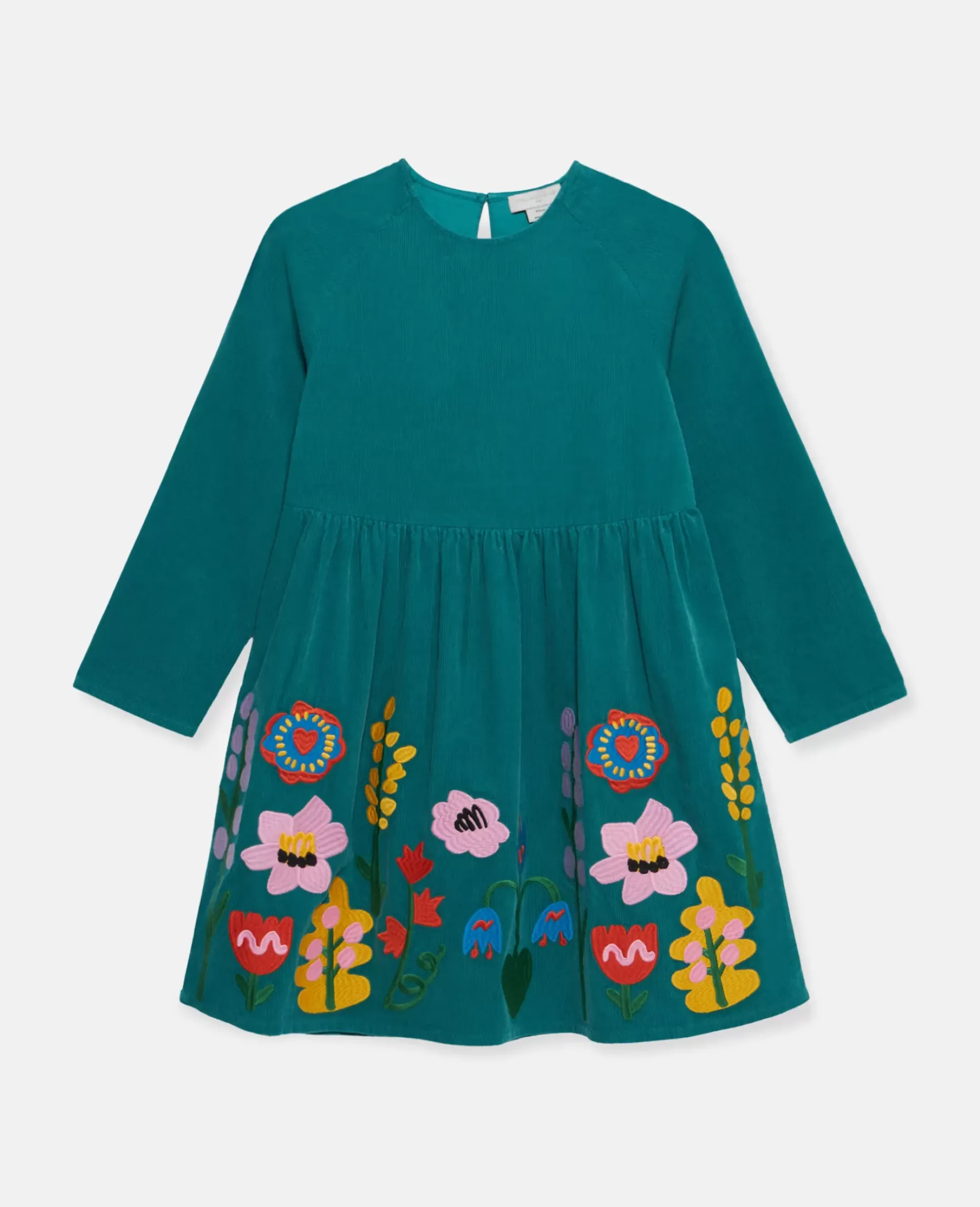 Flower Embroidery Skater Dress