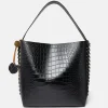 Frayme Croc-Effect Embossed Tote Bag