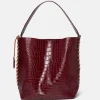 Frayme Croc-Effect Embossed Tote Bag