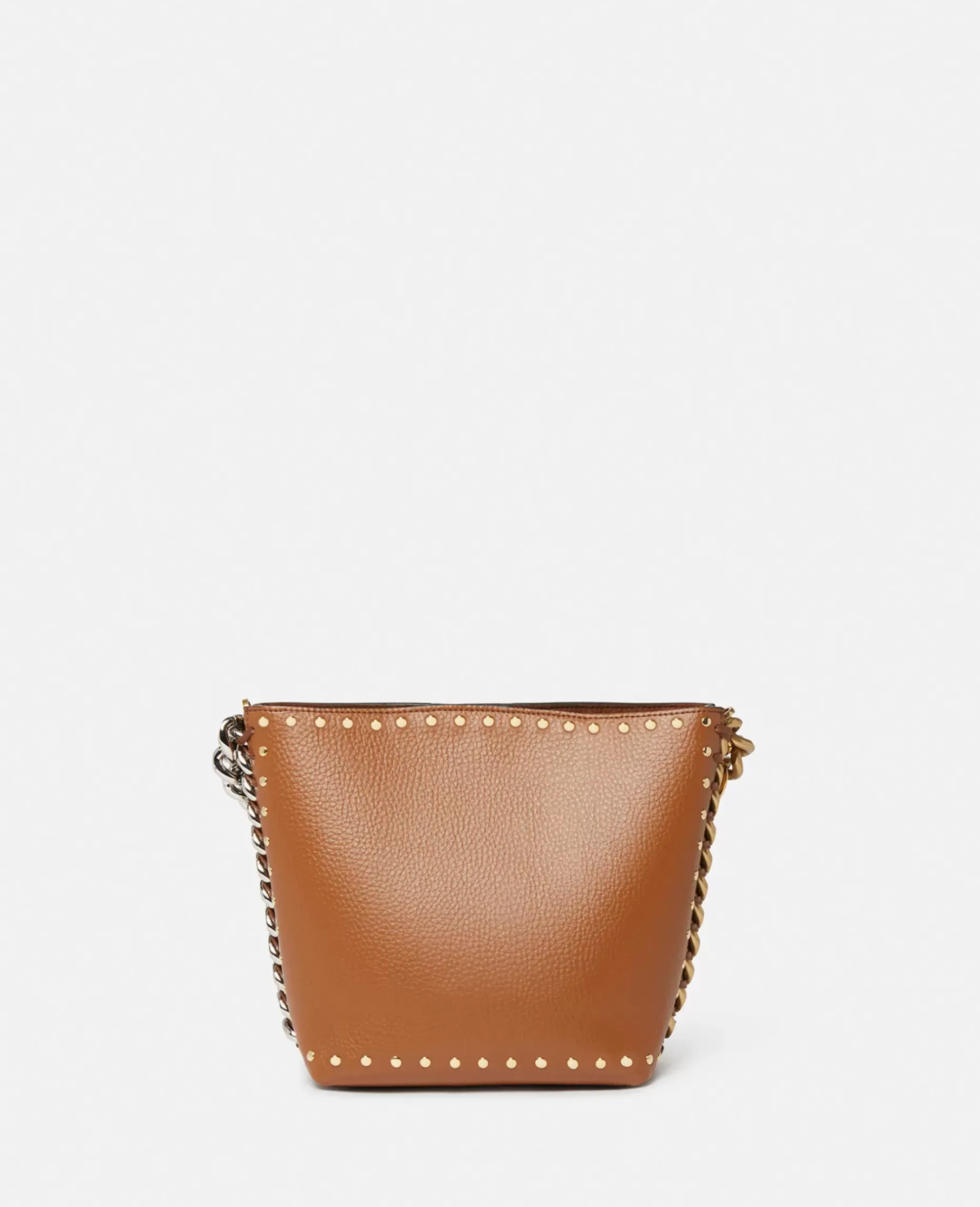 Frayme Studded Grainy Alter Mat Bucket Bag