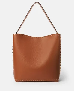 Frayme Studded Grainy Alter Mat Tote Bag