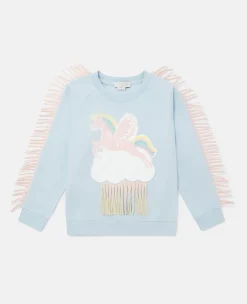 Fringed Unicorn Cloud Sweatshirt