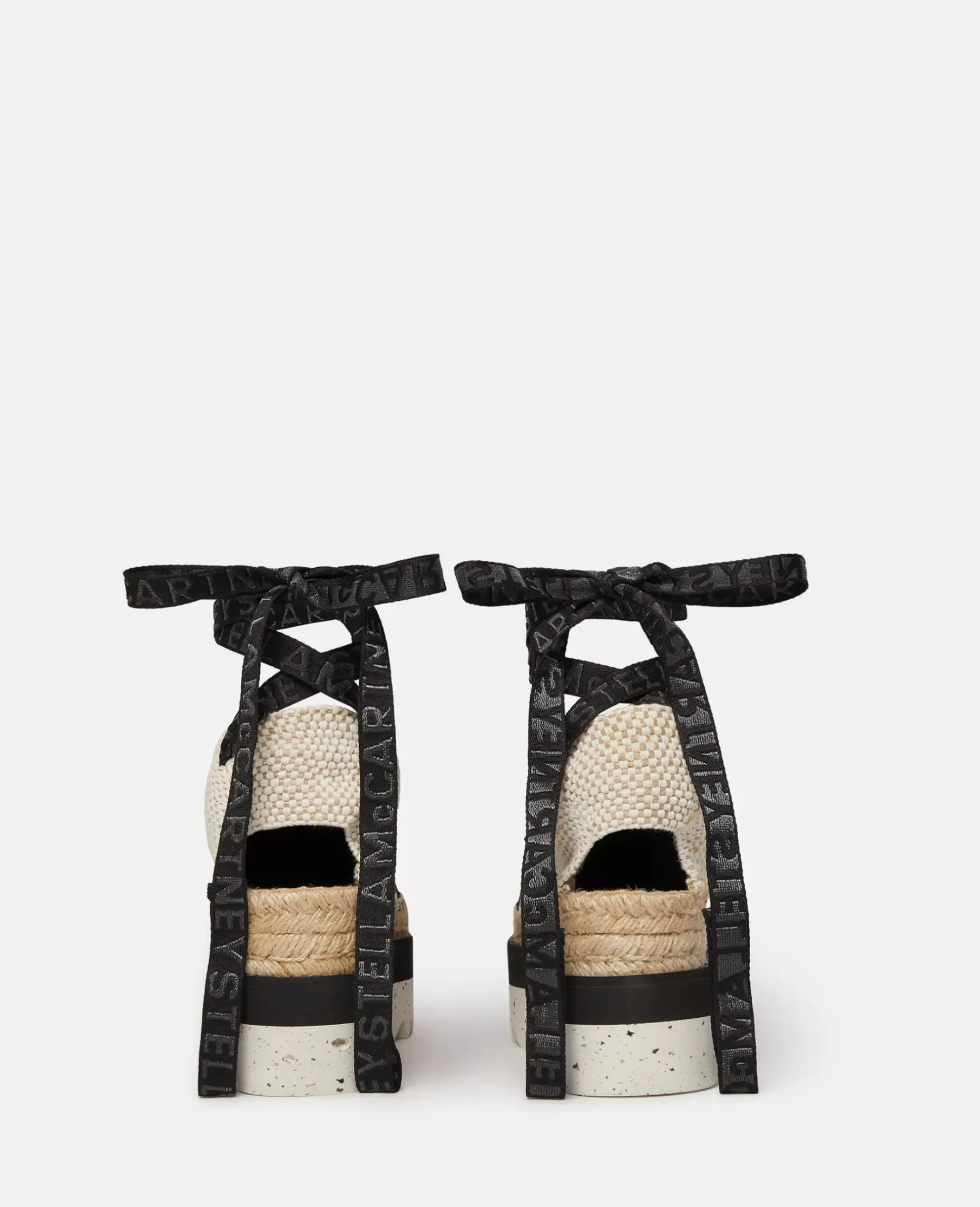 Gaia Moth Embroidery Platform Espadrilles